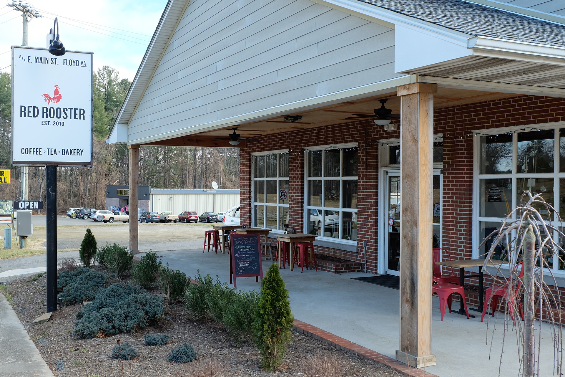 red rooster coffee floyd virginia